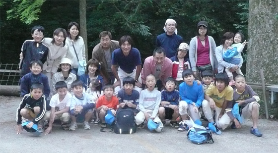 滝畑でバーベキュー