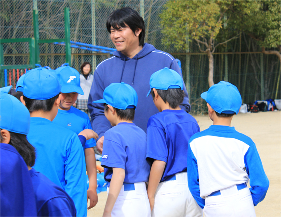 川崎憲次郎さんと